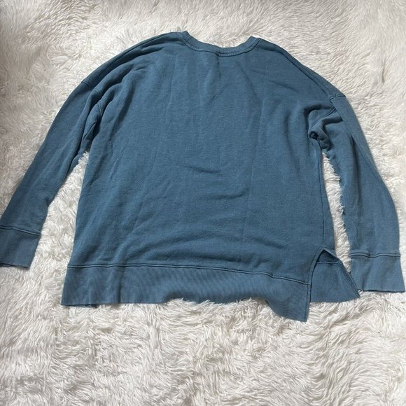 Time and Tru Women’s Sweater Plus Size 2XL Muted Teal Color Pullover long Sleeve - Picture 3 of 3